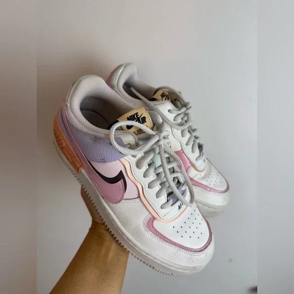 Nike Wmns Air Force 1 Shadow 'Orange Chalk Pink Glaze' 8 - Picture 5 of 11